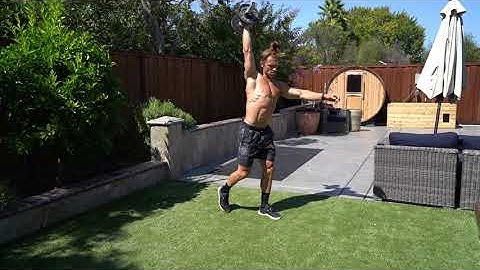 Single Arm Dumbbell Overhead Reverse Lunge
