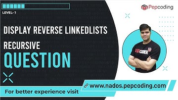 Display Reverse Linked List - Recursive | Question