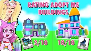 Ranking ADOPT ME BUILDINGS From Best To Worst With Sanna!! (Roblox)