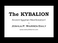 Ancient Egyptian Manifestation: The Kybalion!