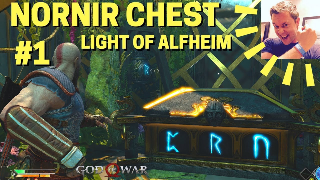 God Of War Nornir Alfheim Rune Chest In The Light Of Alfheim Temple Youtube