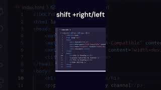 HTML shortcut 👉 select anyline in one click | #shortvideo #shorts #html #webdevelopment screenshot 3