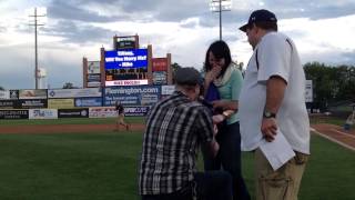 Marraige Proposal 1st pitch ceremony