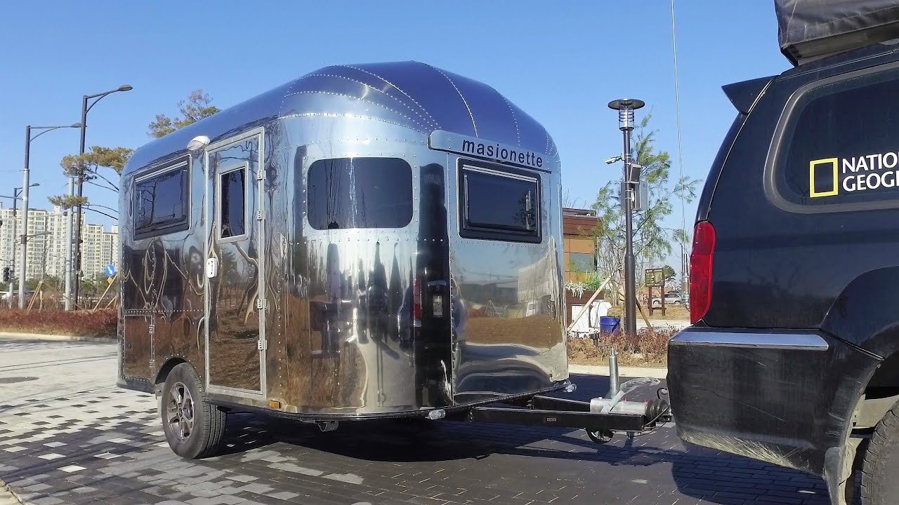 2017 Stainless Steel Airstream? Tour the mini caravan YouTube