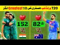 Top 10 legendary and historical innings in t20 world cup tournaments