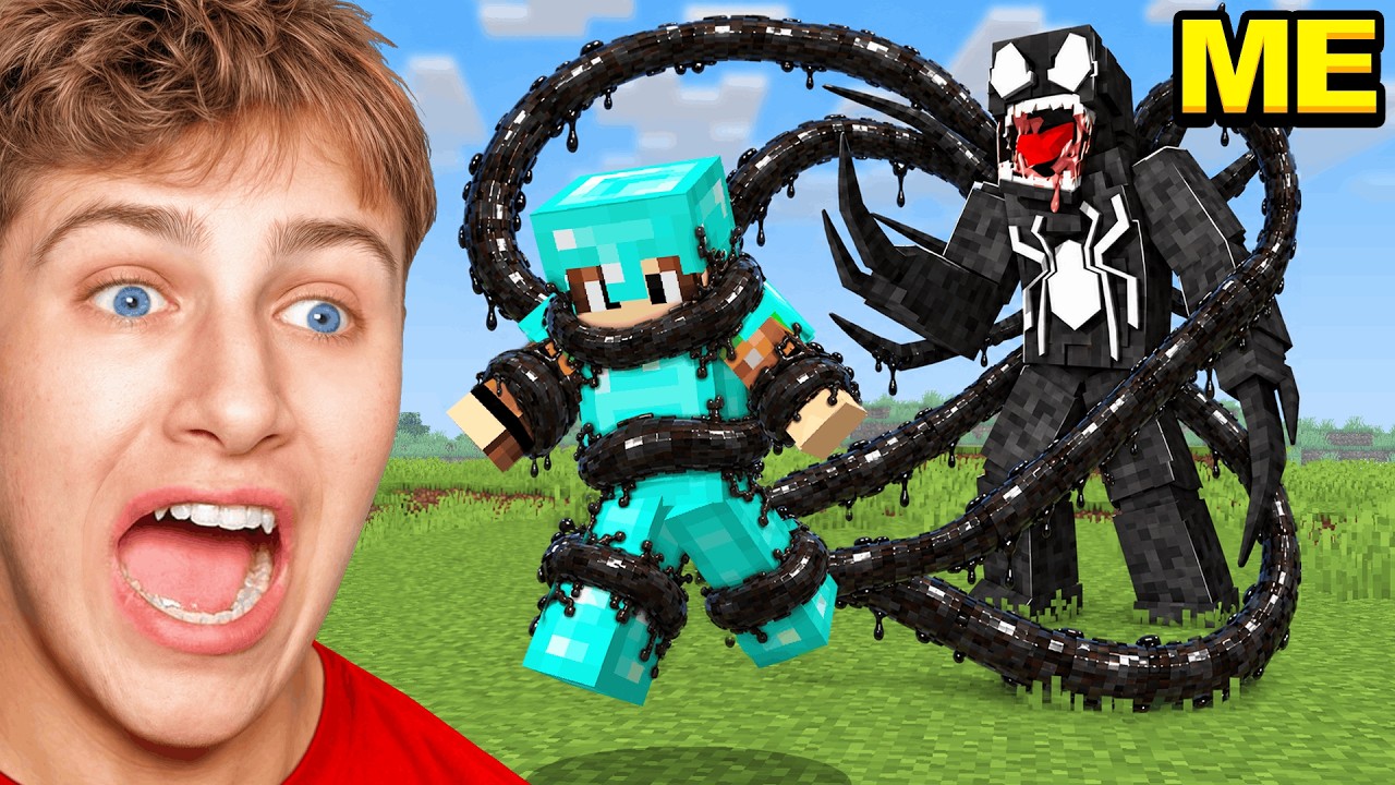 Fooling My Brother as VENOM in Minecraft