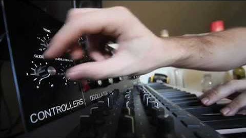 prototype test of ALKEX arturia minimoog controller