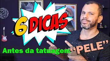 O que passar antes de fazer tatuagem?