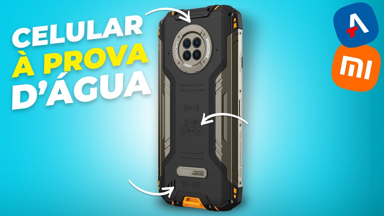 um CELULAR PODEROSO com VISÃO NOTURNA e à prova d'água! Doogee S96GT ...