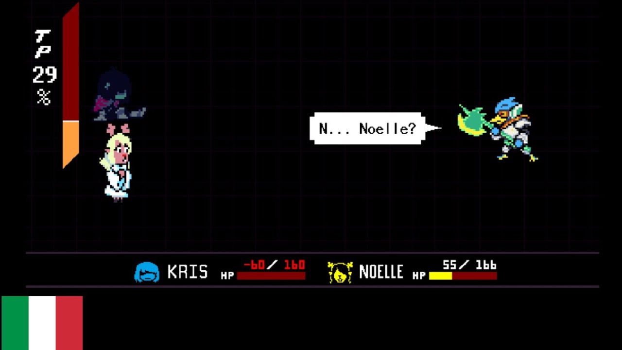 Deltarune chapter 2 Noelle frozen Berdly Snowgrave route [Dub ITA