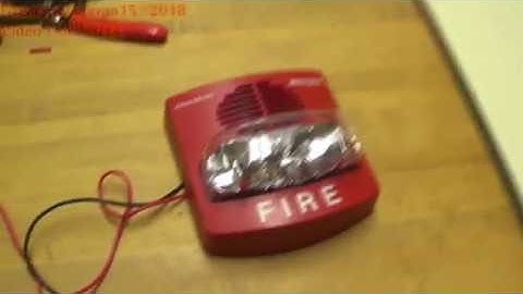 Simplex 4906-9127 TrueAlert Horn/Strobe Test