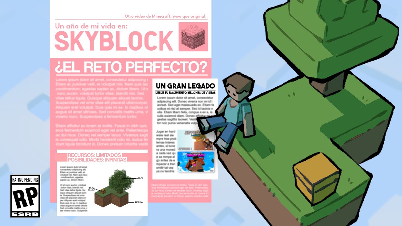 Pase un año de mi vida en Skyblock (por accidente)