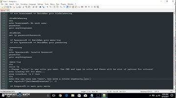 How To Make an Advanced Batch Login | BatchMan