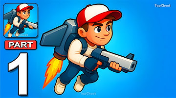 Jetpack Survivor - Gameplay Walkthrough Part 1 - Jetpack Island Survival Adventure (iOS, Android)