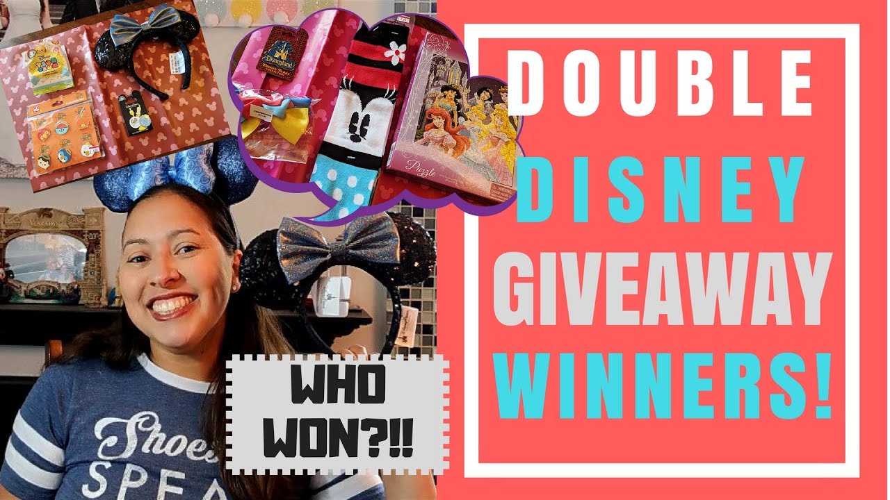 Double Disney Giveaway Winner Announcement!! Who Won?! | May 2018