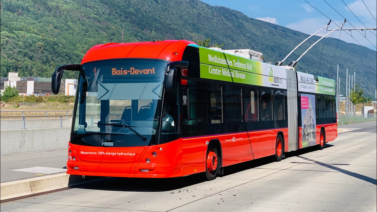 Verkehrsbetriebe Biel / Transports publics biennois le 31.août.2019