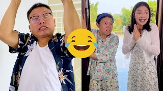 When a beautiful woman comes to my house...😂😭🤣#funnyvideo #funny