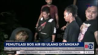 Mencoba Kabur, Pemutilasi Juragan Depot Air Isi Ulang di Semarang Didor