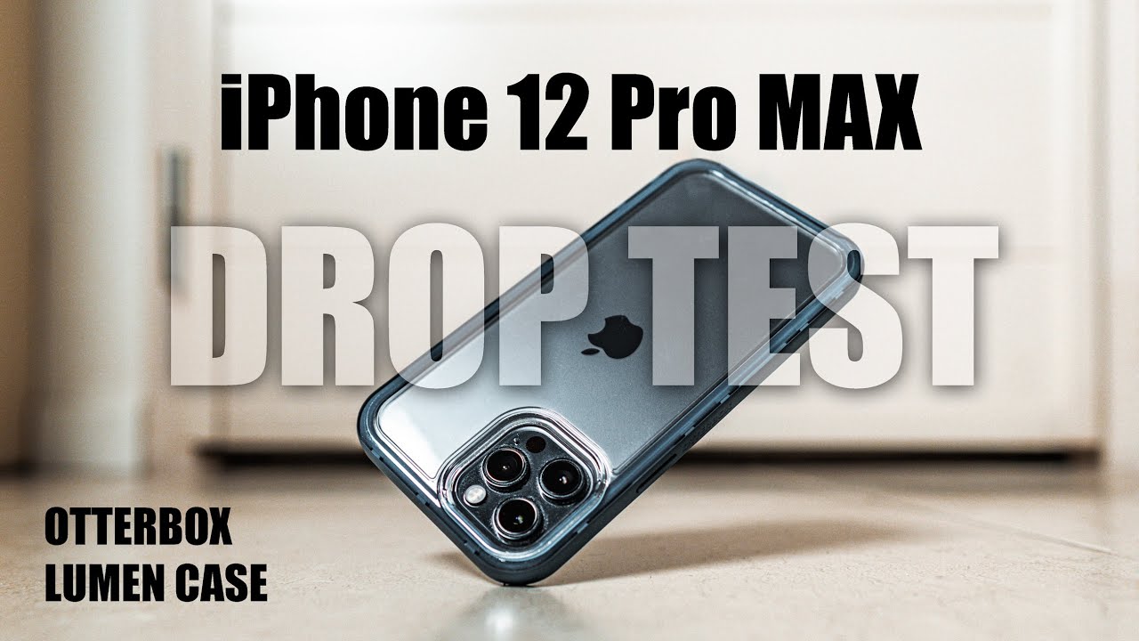Iphone 12 Pro Max Otterbox Lumen Case Drop Test Youtube