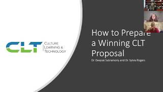 How to prepare a winning AECT CLT proposal