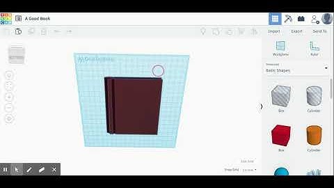 3D design A Good Book | Tinkercad