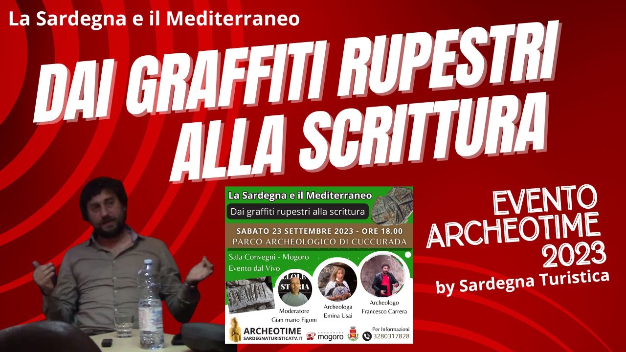 Dai graffiti rupestri alla scrittura con Francesco Carrera - ArcheoTime 2023