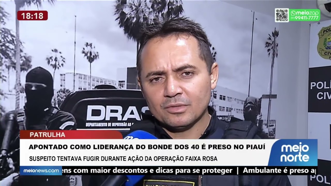 Delegado Charles prende homem apontado como liderança do B40 | Patrulha