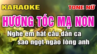 HƯƠNG TÓC MẠ NON Karaoke Nhạc Sống Tone Nữ Chachacha I Karaoke Lâm Hiền
