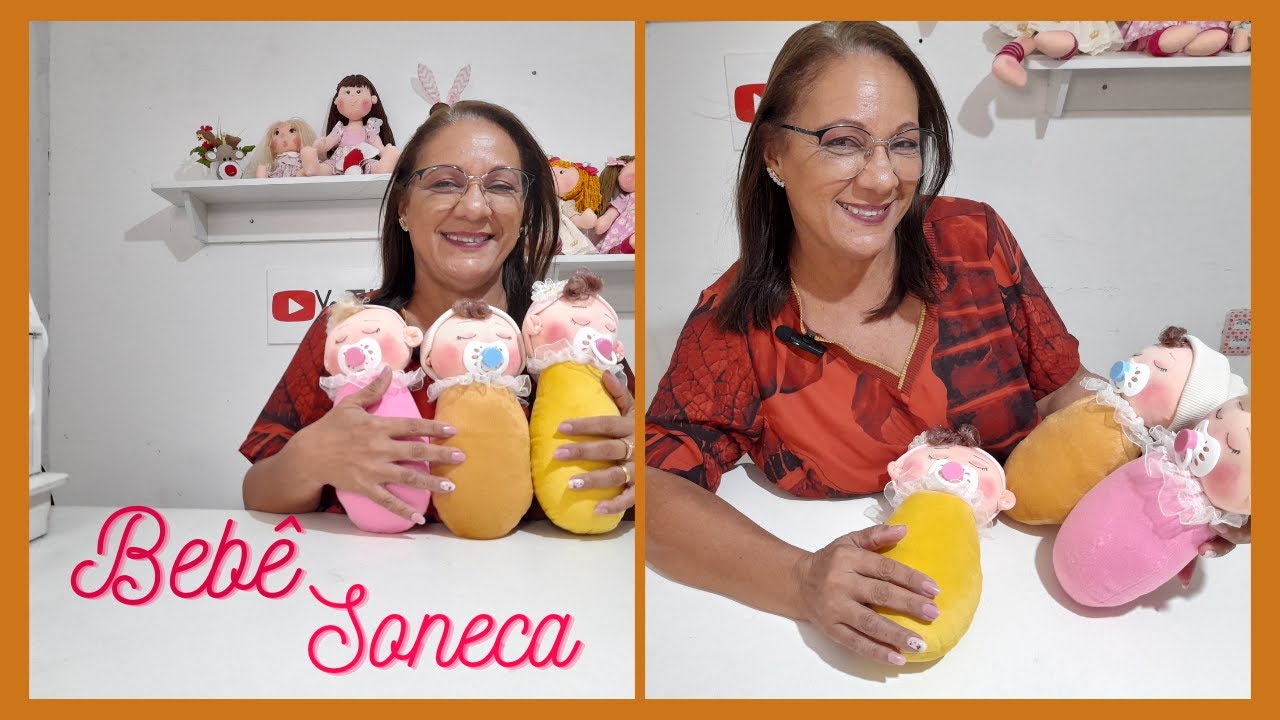 COMO FAZER BEBE SONECA MOLDE GRATUITO #diy #artesanato #boneca