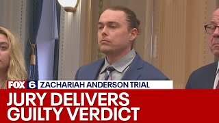 Zachariah Anderson trial, jury delivers guilty verdict | FOX6 News Milwaukee