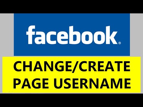 How to Change Facebook Page Username | Create/Edit FB Page UserID