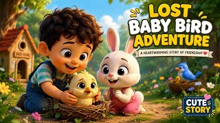  Lost Baby Bird Adventure 🐰 | A Heartwarming Story of Friendship | Kids Cartoon