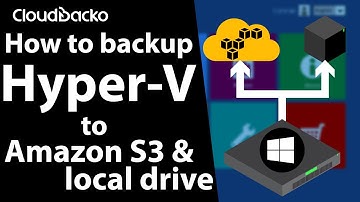 How to backup Hyper-V to Amazon S3 and local drive