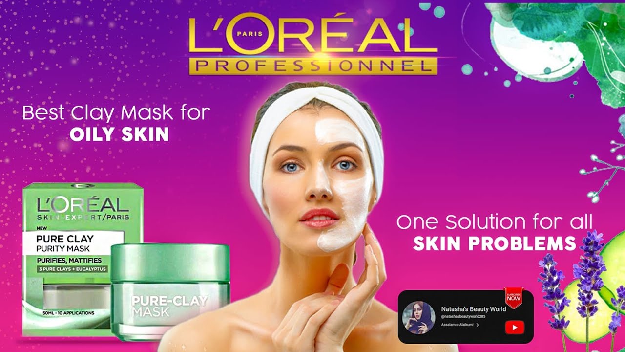 LOREAL SKIN EXPERT/PARIS // PURE CLAY PURITY MASK// BEST CLAY MASK FOR