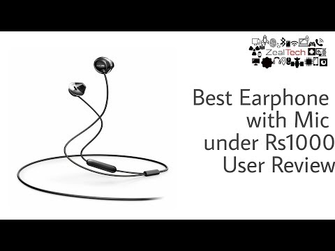 Best Earphone with Mic under Rs 1000 | Philips SHE4205/ Flite Hyperlite