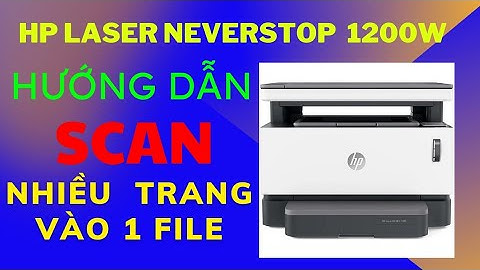 Cách scan tài liệu từ máy in HP vào máy tính