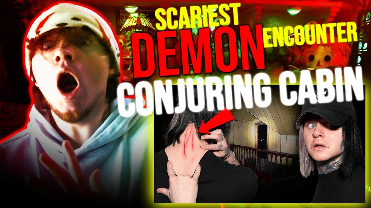 SCARIEST DEMON ENCOUNTER at the CONJURING CABIN | TWIN PARANORMAL REACTION