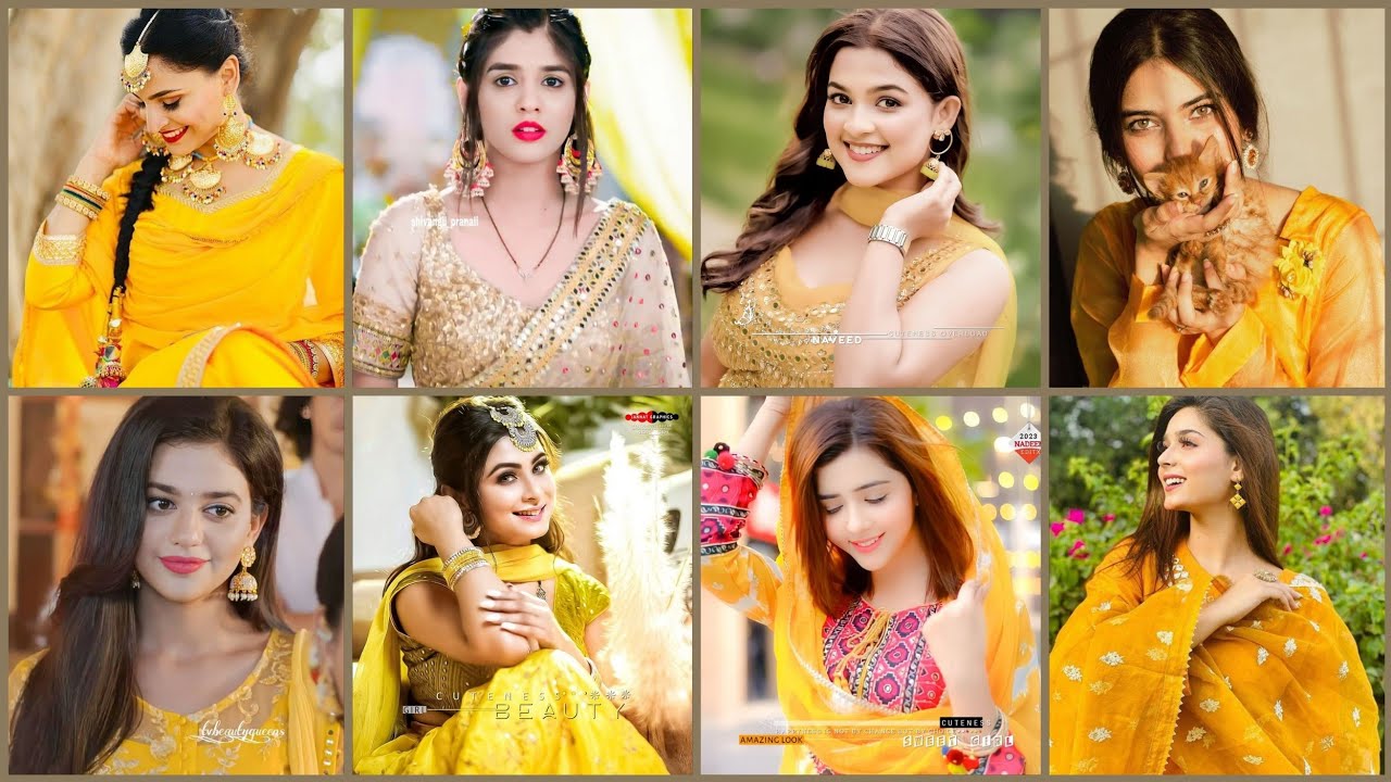 🆕️ GIRLS DP'Z IN YELLOW 💛 DRESSES || GIRLS DPZ FOR WHATSAPP || GIRLS PROFILE PIC || STYLISH GIRLS
