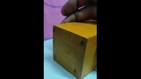 Square Prism Projection -Perpendicular to VP and Parallel to HP