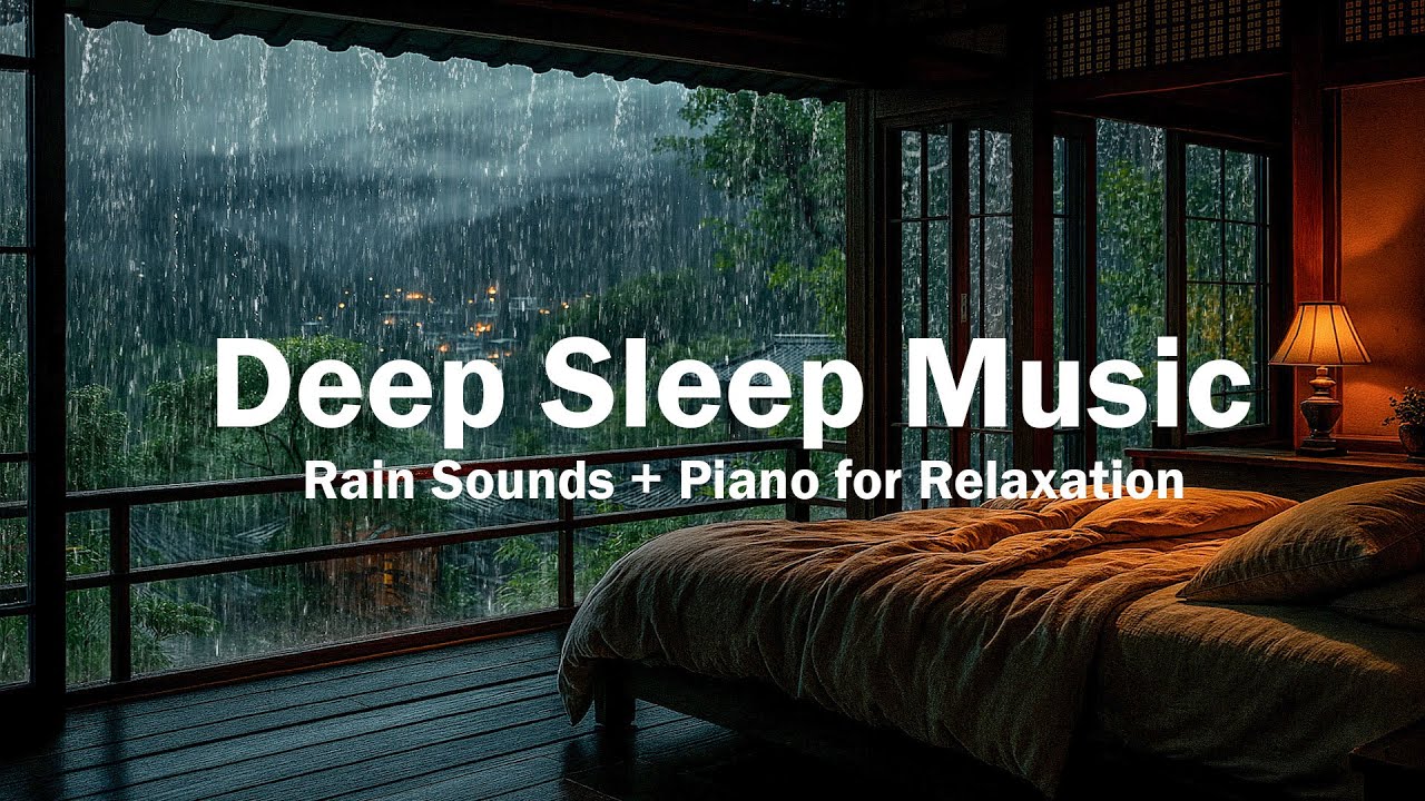 Relaxing Piano Music – Healing Rain Sounds for Sleeping & Stress Relief ...