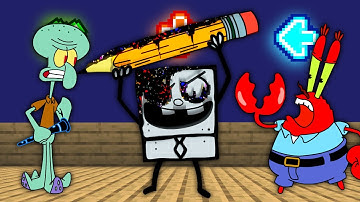 Spongebob Pibby Glitched | FNF Character Test | Gameplay VS Playground