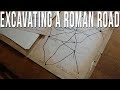 Excavating a Roman road