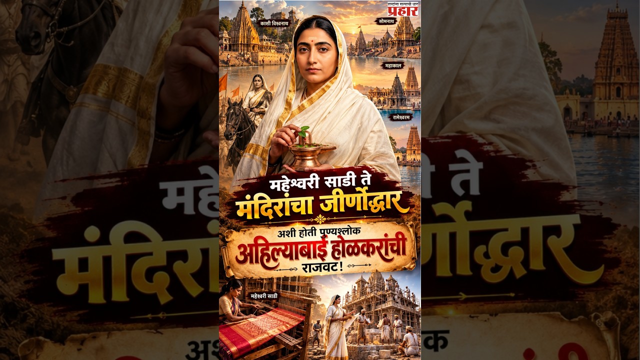 Ahilyabai Holkar |  कोट्यवधींच्या हृदयावर राज्य करणाऱ्या पुण्यश्लोक अहिल्याबाई होळकर! | Navratri