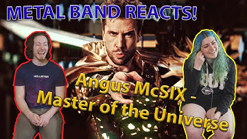 ANGUS McSIX - Master of the Universe REACTION / ANALYSIS | Metal Band Reacts!
