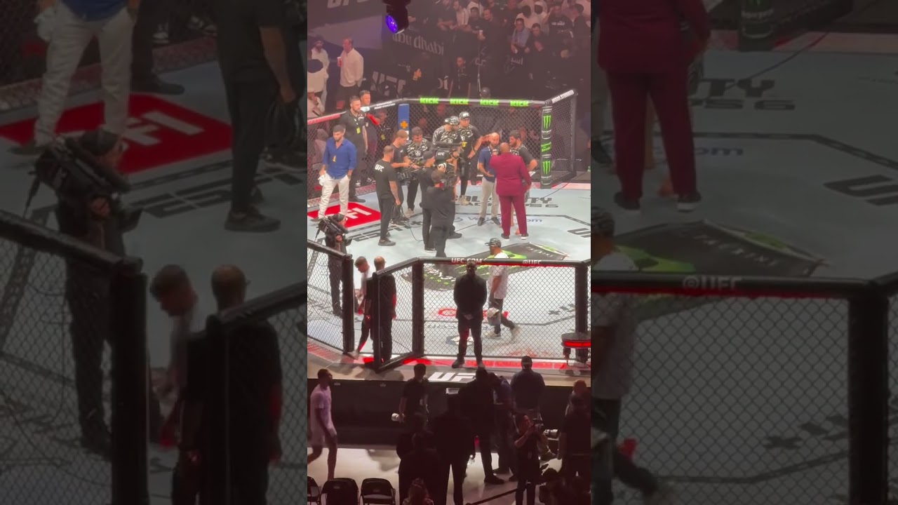 Ufc308 Ankalaev win Bruce Buffer