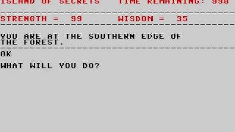 C64 Game - Island of Secrets