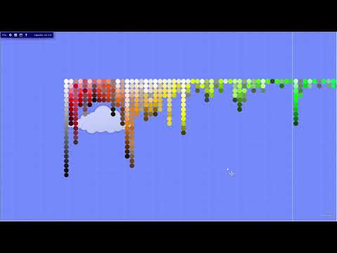 My huge marble pack in algodoo (& a tutorial how to enlarge marbles)