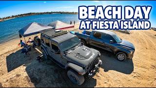 Fiesta Island Day Trip | The Ultimate Off Road Water Edge Tailgate Spot