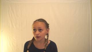 Elodie Joy - Audition for Little House on the Prairie Movie