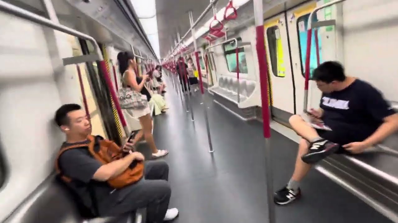 [首攝快K一哥]港鐵東涌綫K-train(V613/813)香港至東涌(全程行車片段)(往東涌尾班車)